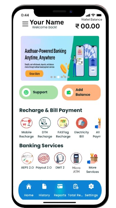 Adwikapay  App - AEPS & Bill Payment